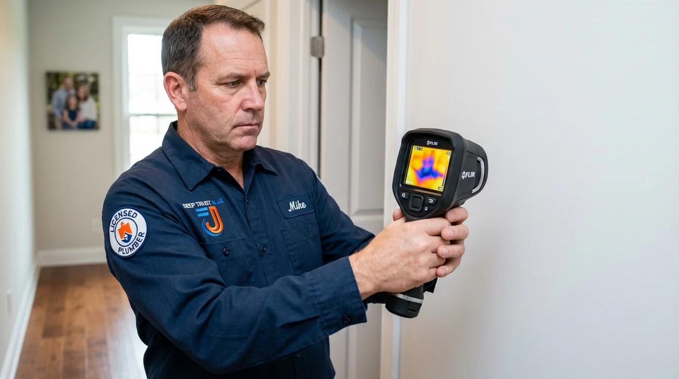 Thermal imaging leak detection by Johns Plumbing LLC in Fox Lake